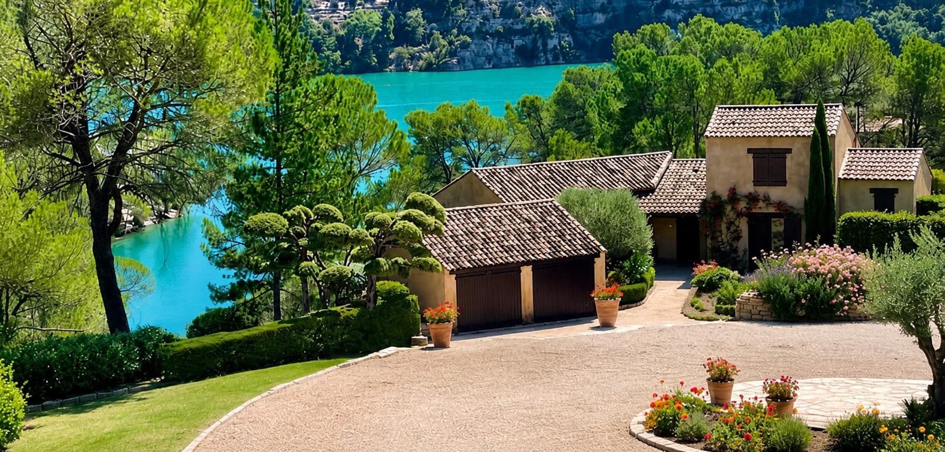 Villa de charme sur le lac d'Esparron-de-Verdon